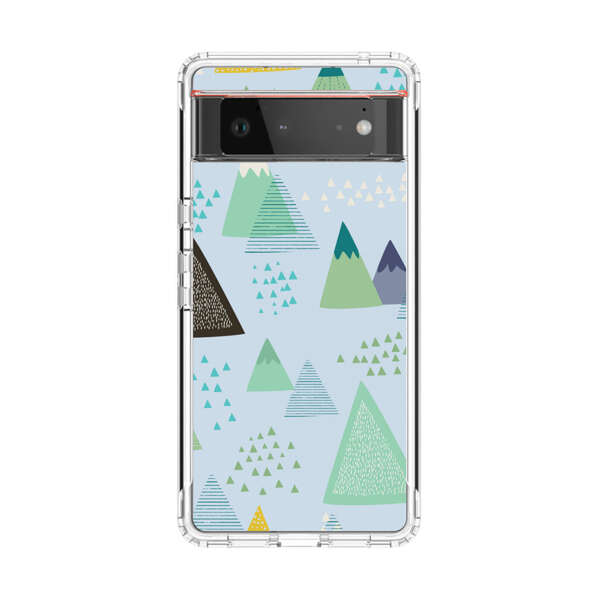 Colorful Abstract Mountain Pattern Google Pixel 6 Case