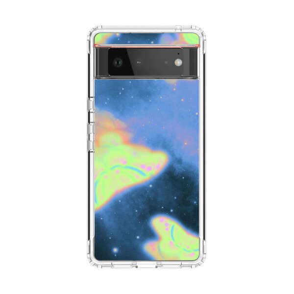 Dreamy Glowing Cosmic Butterflies Google Pixel 6 Case