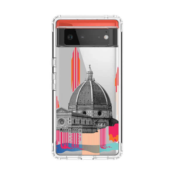 Florence Cathedral Dome Artistic Illustration Google Pixel 6 Case