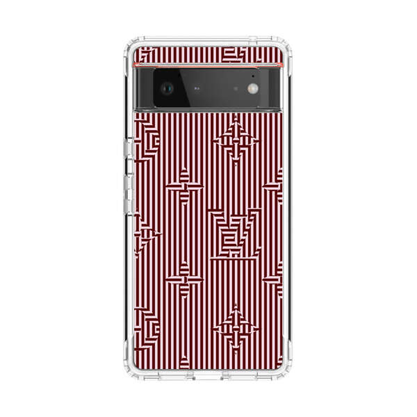 Intricate Geometric Striped Pattern Google Pixel 6 Case