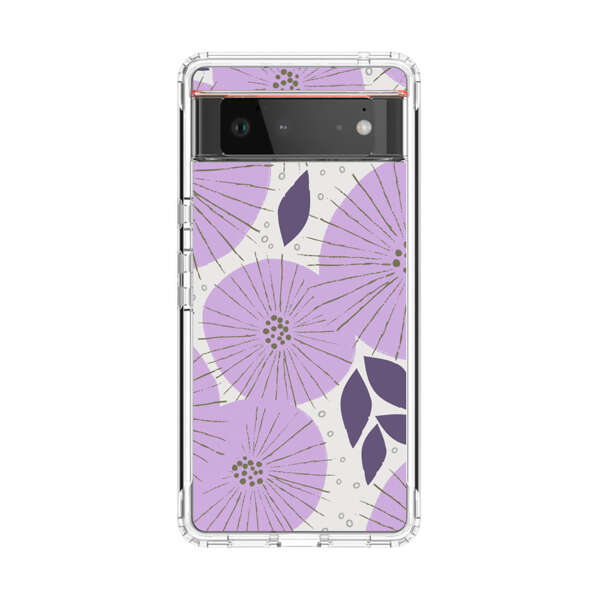 Lavender Flower Pattern Google Pixel 6 Case
