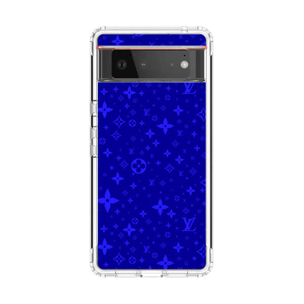 Luxury Blue Designer Pattern Google Pixel 6 Case