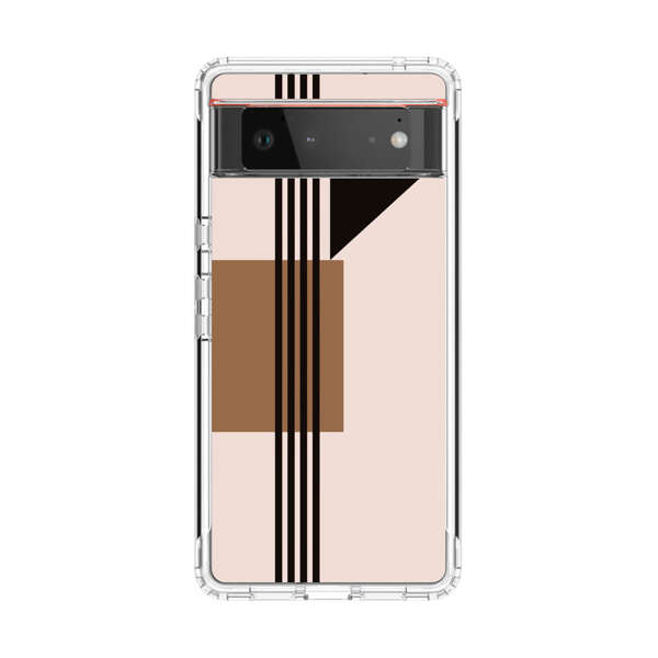 Minimalist Abstract Geometric Design Google Pixel 6 Case