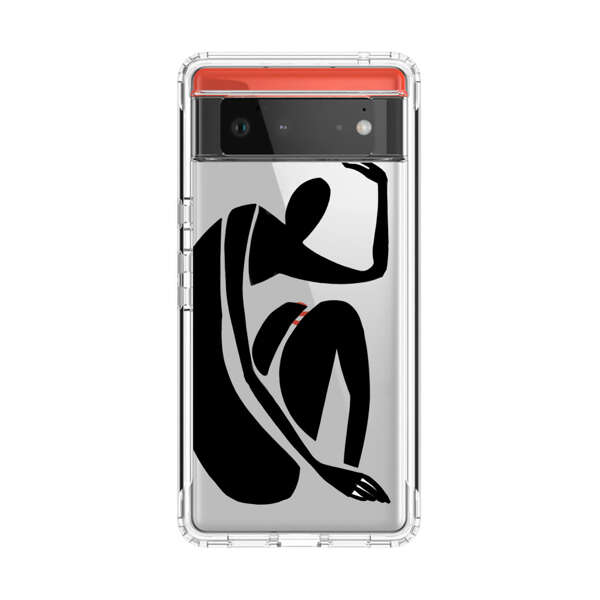 Minimalist Abstract Human Figure Google Pixel 6 Case