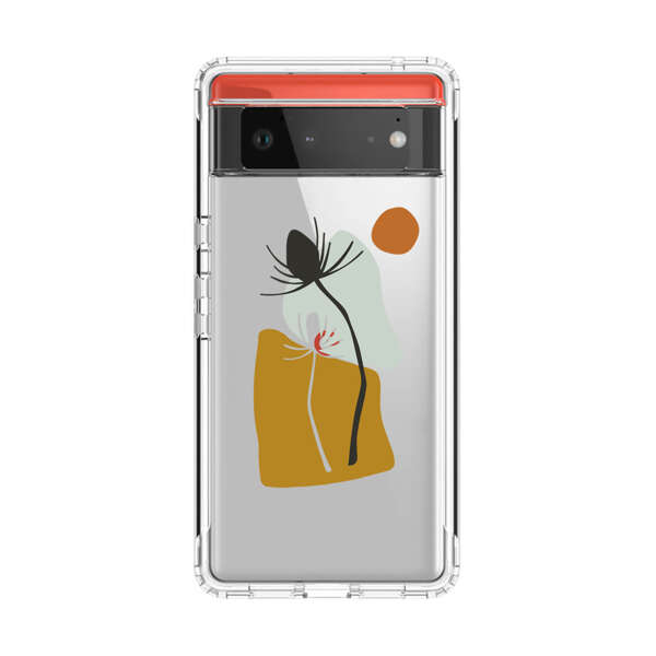 Minimalist Abstract Nature Design Google Pixel 6 Case
