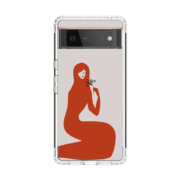 Minimalist Abstract Woman Silhouette Google Pixel 6 Case