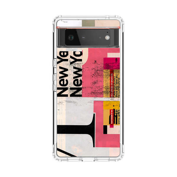 Modern Abstract Collage Artwork Google Pixel 6 Case