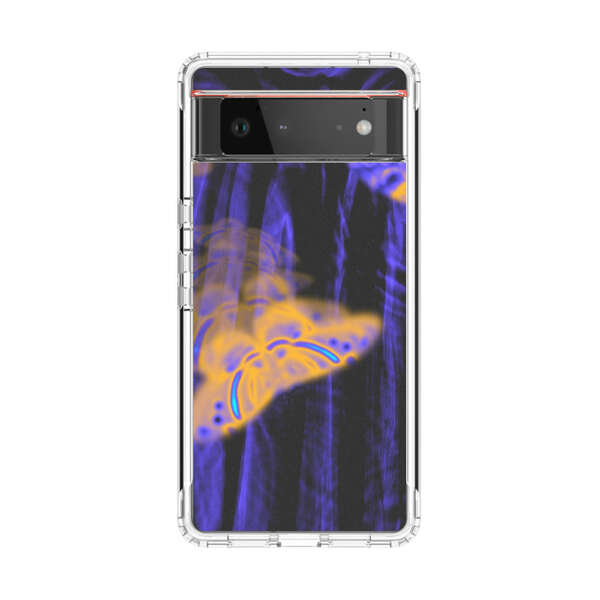 Neon Glowing Butterflies Google Pixel 6 Case