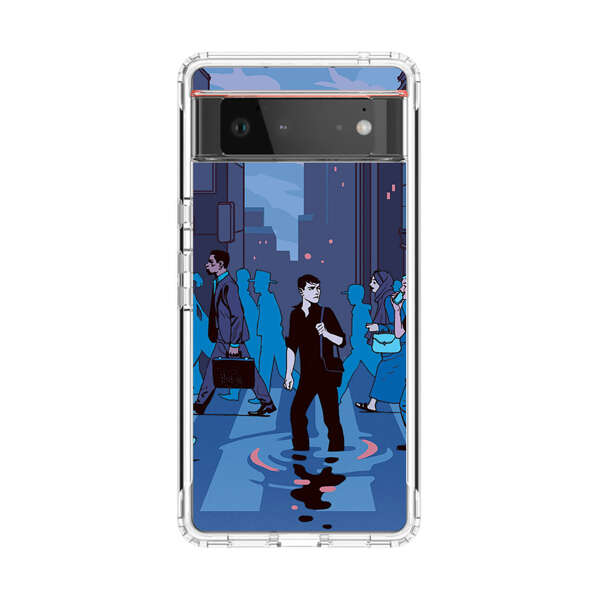 Urban Lonely Person Crosswalk Google Pixel 6 Case