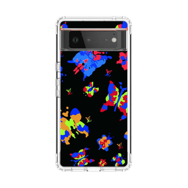 Vibrant Abstract Butterflies and Floral Splashes Google Pixel 6 Case