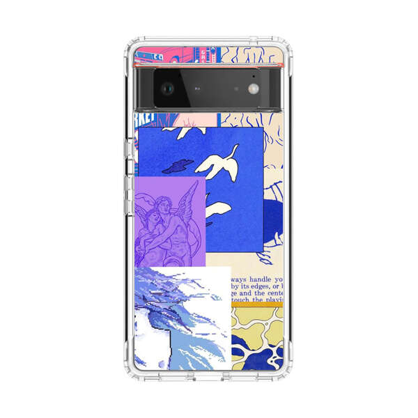 Vibrant Retro Pop Art Collage Google Pixel 6 Case