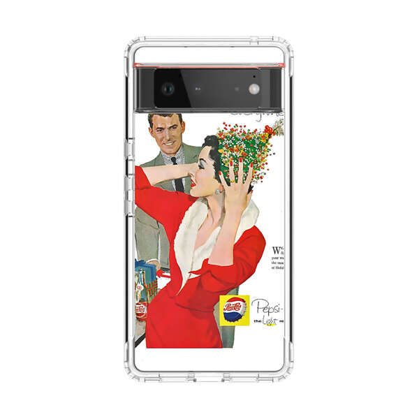 Vintage Pepsi-Cola Holiday Advertisement Google Pixel 6 Case