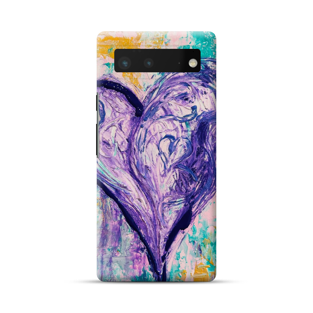 heart artwork Google Pixel 6 Hard Case