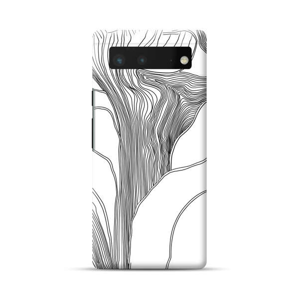 Abstract Line Art Design Google Pixel 6 Hard Case
