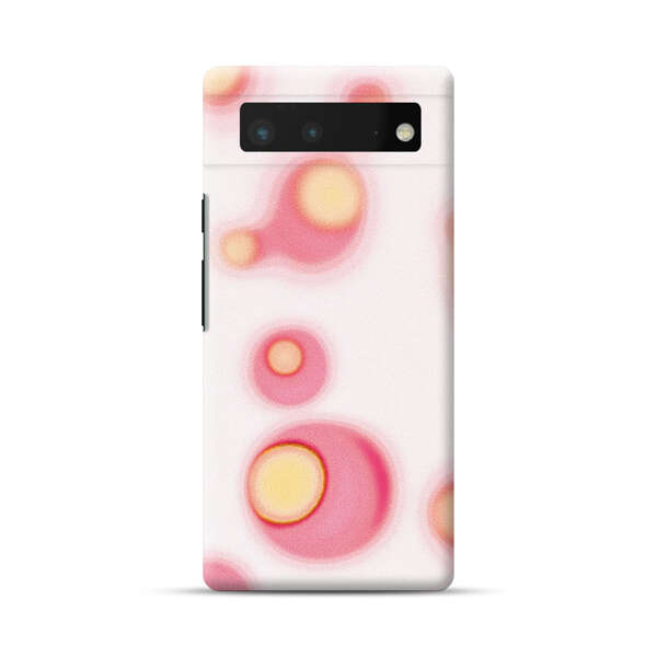 Abstract Pink and Yellow Blobs Google Pixel 6 Hard Case