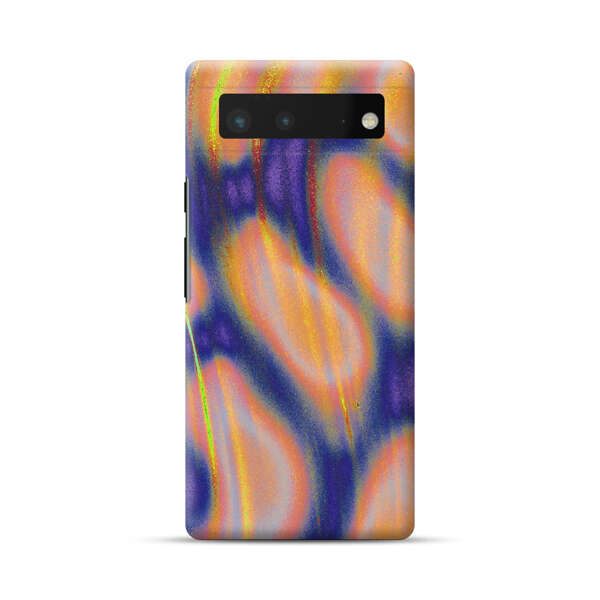Abstract Vibrant Swirl Art Google Pixel 6 Hard Case