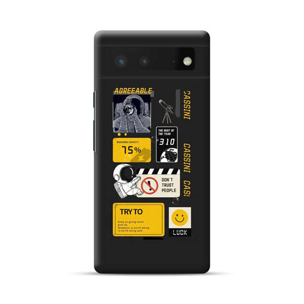 Astronaut Space Exploration Motivation Design Google Pixel 6 Hard Case