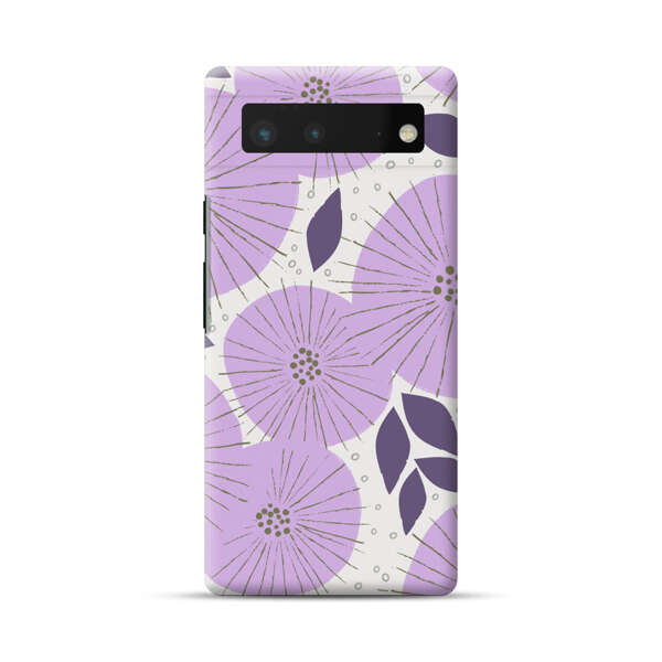 Lavender Flower Pattern Google Pixel 6 Hard Case