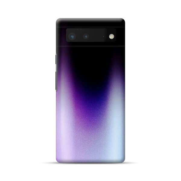 Purple Blue Gradient Flame Google Pixel 6 Hard Case