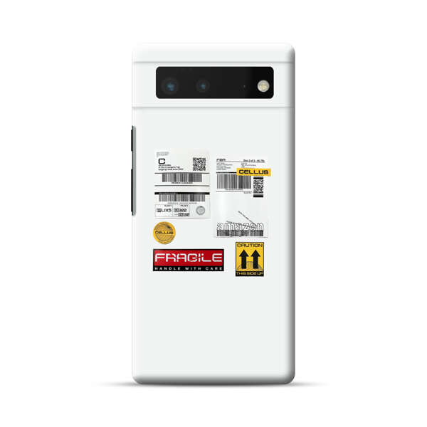 Shipping Labels and Fragile Handling Stickers Google Pixel 6 Hard Case