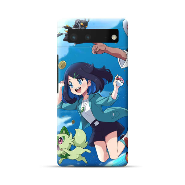 Vibrant Cartoon Characters Adventure Google Pixel 6 Hard Case