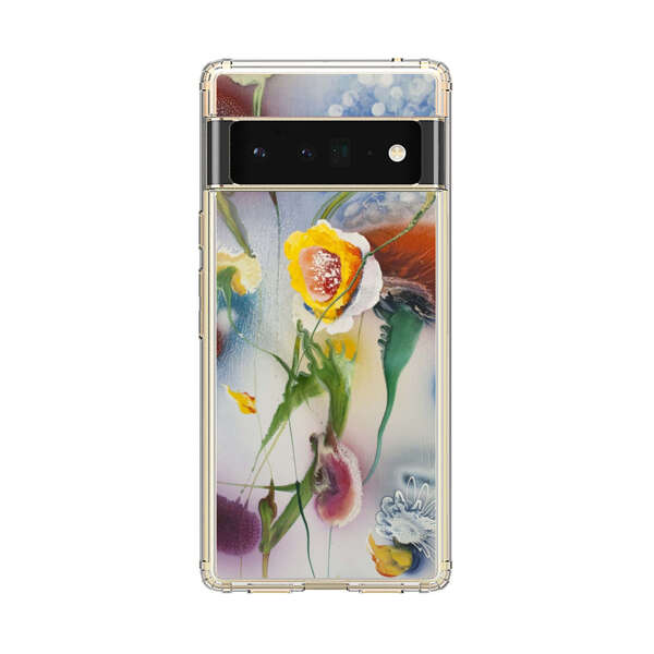 Abstract Colorful Flowers Google Pixel 6 Pro Case