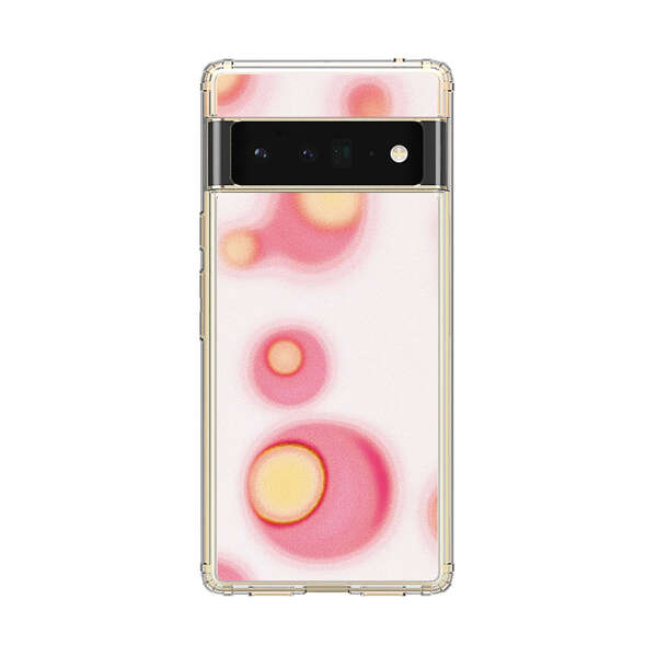 Abstract Pink and Yellow Blobs Google Pixel 6 Pro Case