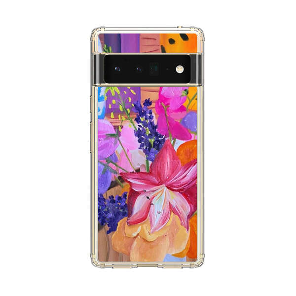 Bright Vibrant Floral Still Life Google Pixel 6 Pro Case