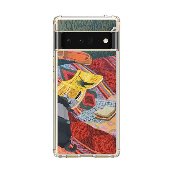 Charming Picnic Scene with Blanket and Food Google Pixel 6 Pro Case