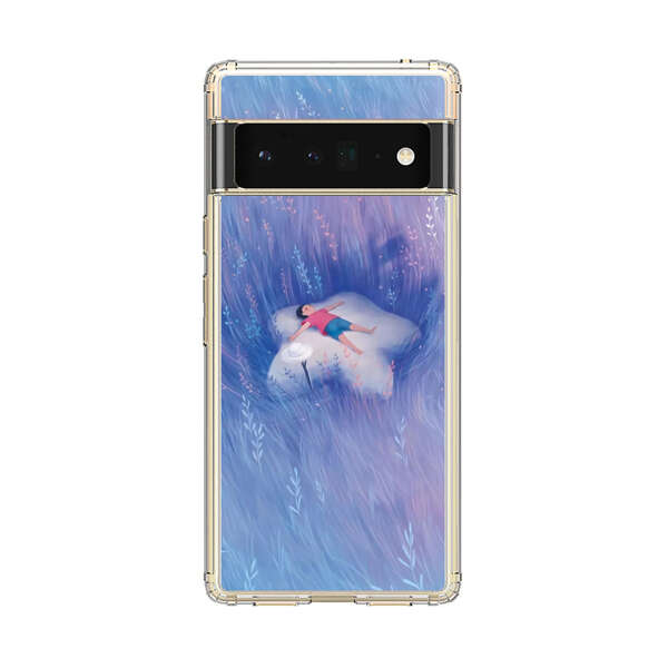 Child Relaxing in Dreamy Field Google Pixel 6 Pro Case