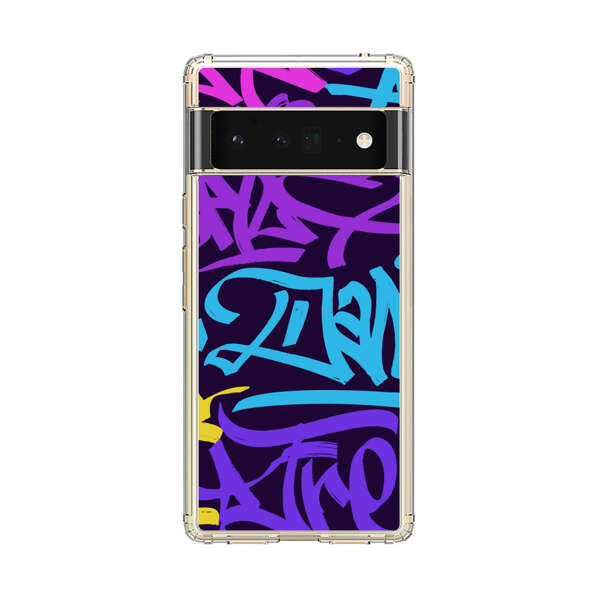 Colorful Graffiti Pattern Google Pixel 6 Pro Case