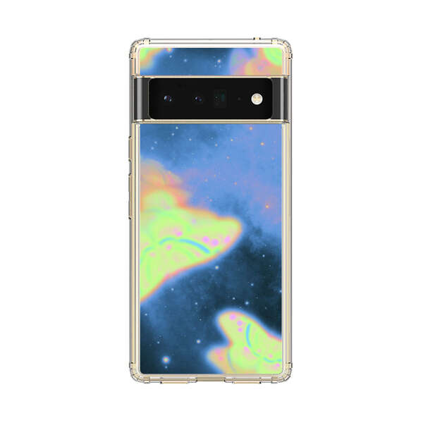 Dreamy Glowing Cosmic Butterflies Google Pixel 6 Pro Case