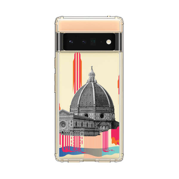 Florence Cathedral Dome Artistic Illustration Google Pixel 6 Pro Case