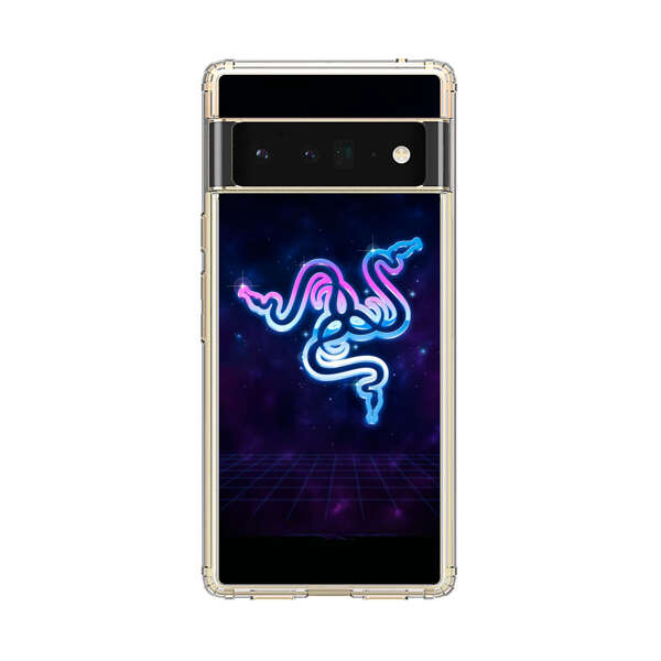 Glowing Neon Triple Snake Google Pixel 6 Pro Case