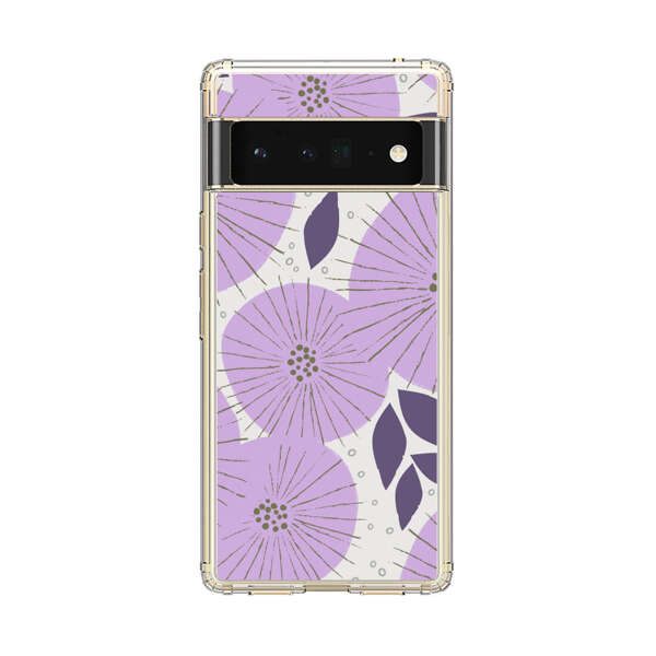 Lavender Flower Pattern Google Pixel 6 Pro Case