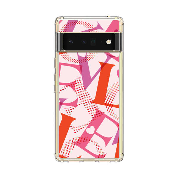 Love Colorful Letters Pattern Google Pixel 6 Pro Case