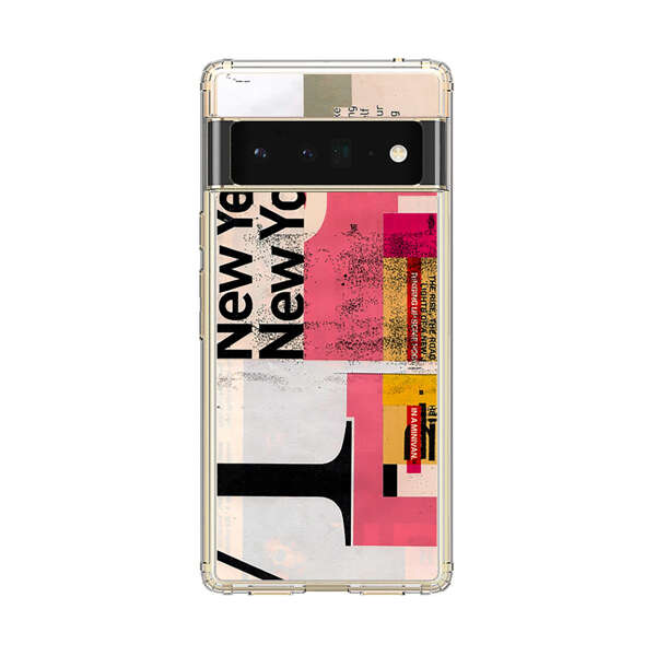Modern Abstract Collage Artwork Google Pixel 6 Pro Case