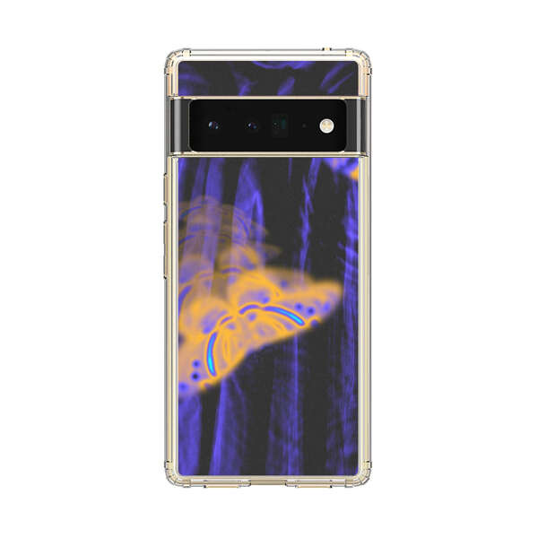 Neon Glowing Butterflies Google Pixel 6 Pro Case
