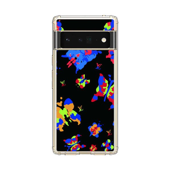 Vibrant Abstract Butterflies and Floral Splashes Google Pixel 6 Pro Case
