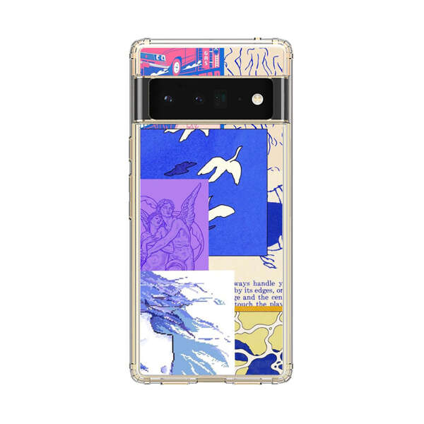 Vibrant Retro Pop Art Collage Google Pixel 6 Pro Case