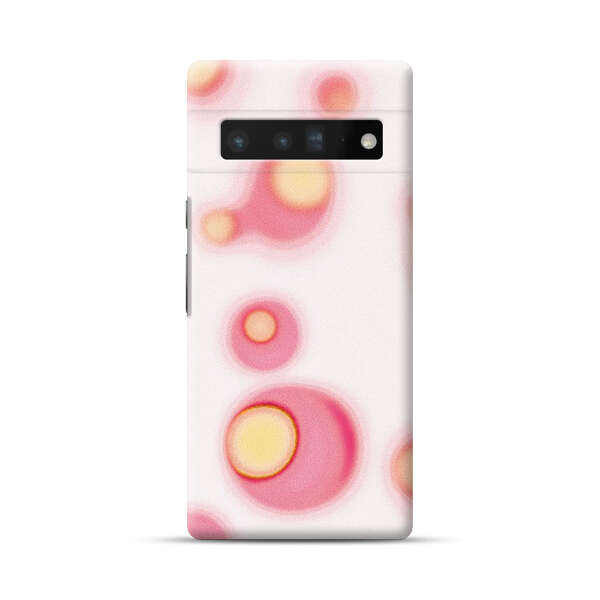 Abstract Pink and Yellow Blobs Google Pixel 6 Pro Hard Case