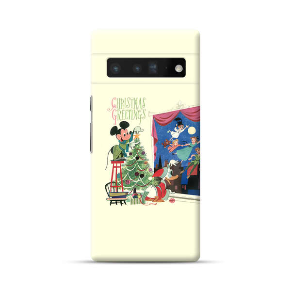 Christmas Disney Mickey Mouse and Peter Pan Google Pixel 6 Pro Hard Case