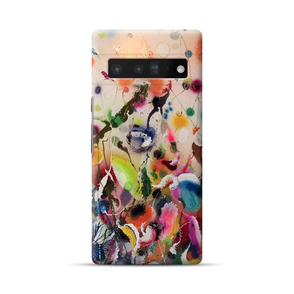 Colorful Abstract Art Google Pixel 6 Pro Hard Case