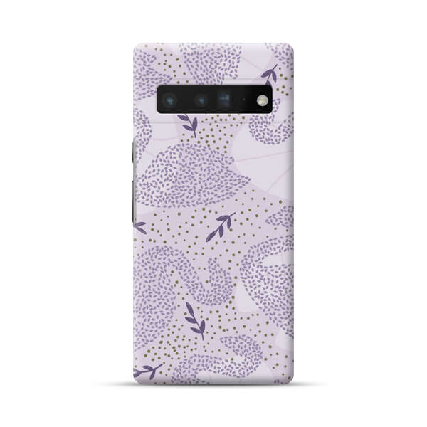 Lavender Swan Pattern Google Pixel 6 Pro Hard Case