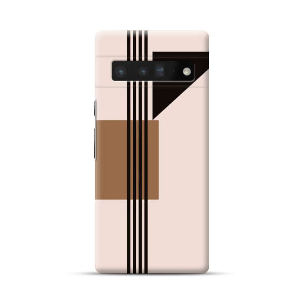 Minimalist Abstract Geometric Design Google Pixel 6 Pro Hard Case