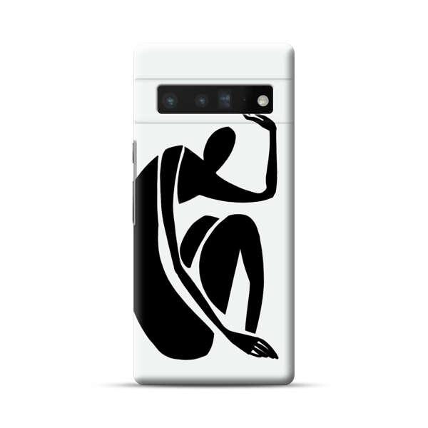 Minimalist Abstract Human Figure Google Pixel 6 Pro Hard Case