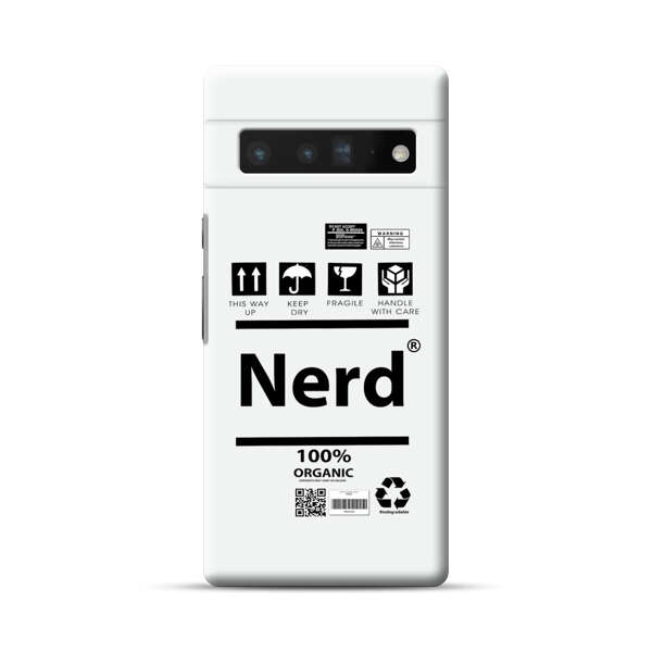 Minimalist Nerd Shipping Icons Design Google Pixel 6 Pro Hard Case