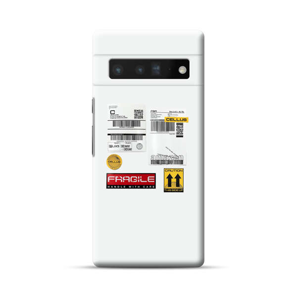 Shipping Labels and Fragile Handling Stickers Google Pixel 6 Pro Hard Case