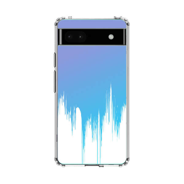 Abstract Blue and Purple Dripping Paint Google Pixel 6a Case