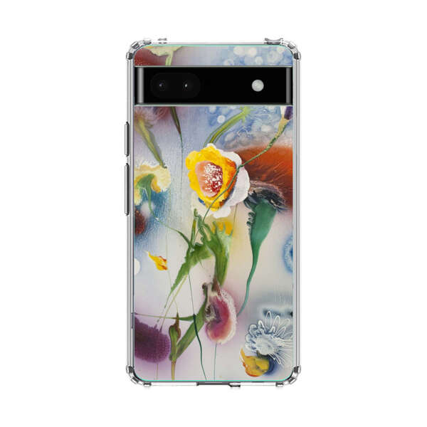 Abstract Colorful Flowers Google Pixel 6a Case